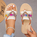 The Solstice Bloom Wedge Sandals