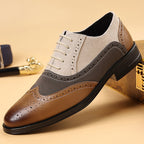 The Noam Brogue Leather Shoes
