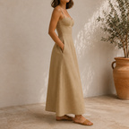 The Aura Slim Strap Dress