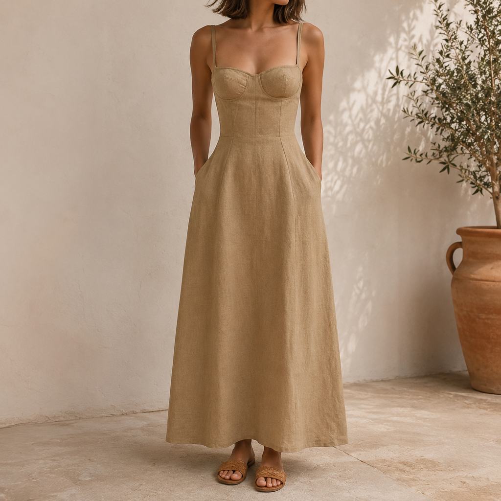 The Aura Slim Strap Dress