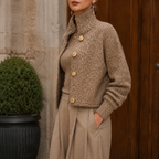 The Shalem High Neck Cardigan