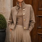 The Shalem High Neck Cardigan
