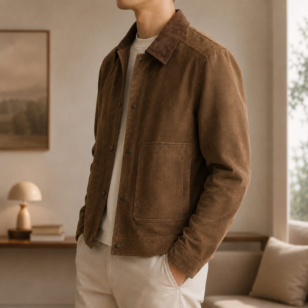 The Shalem Wool Lapel Jacket