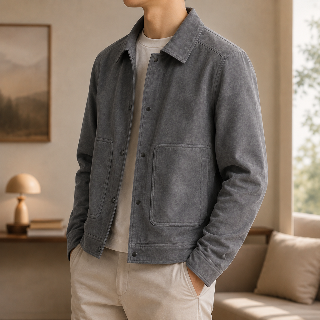 The Shalem Wool Lapel Jacket