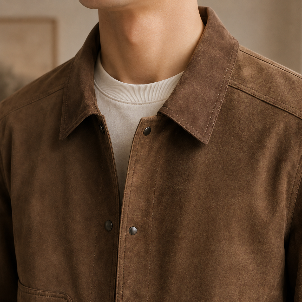 The Shalem Wool Lapel Jacket