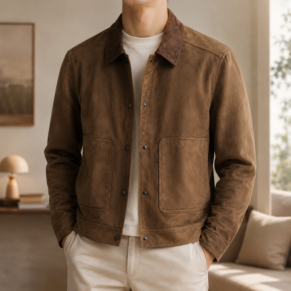 The Shalem Wool Lapel Jacket