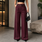 Women's Tailored Trousers, Elegant Casual Pants, Everyday Workwear
