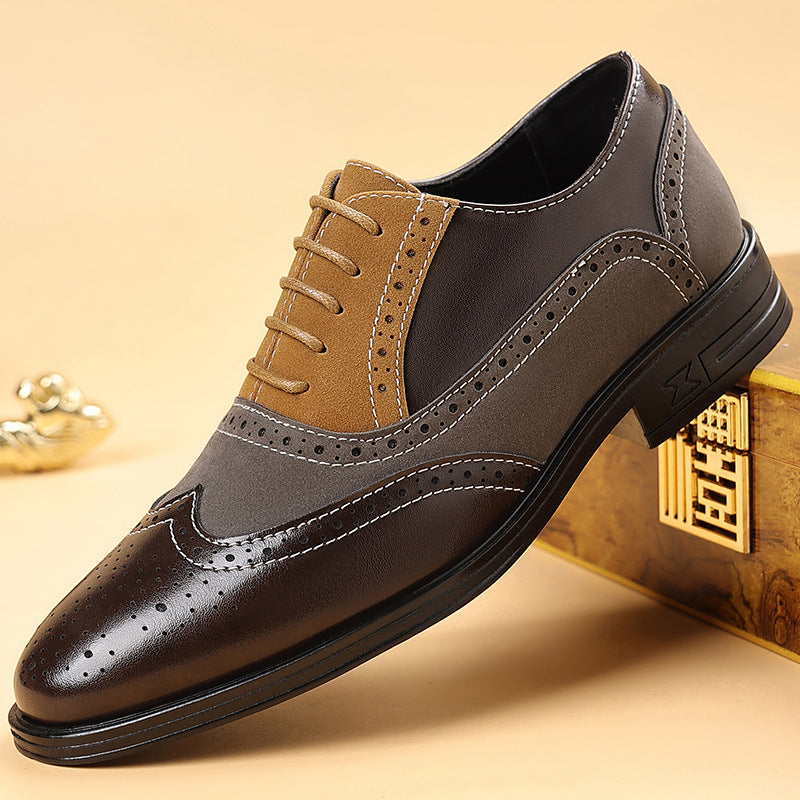 The Noam Brogue Leather Shoes