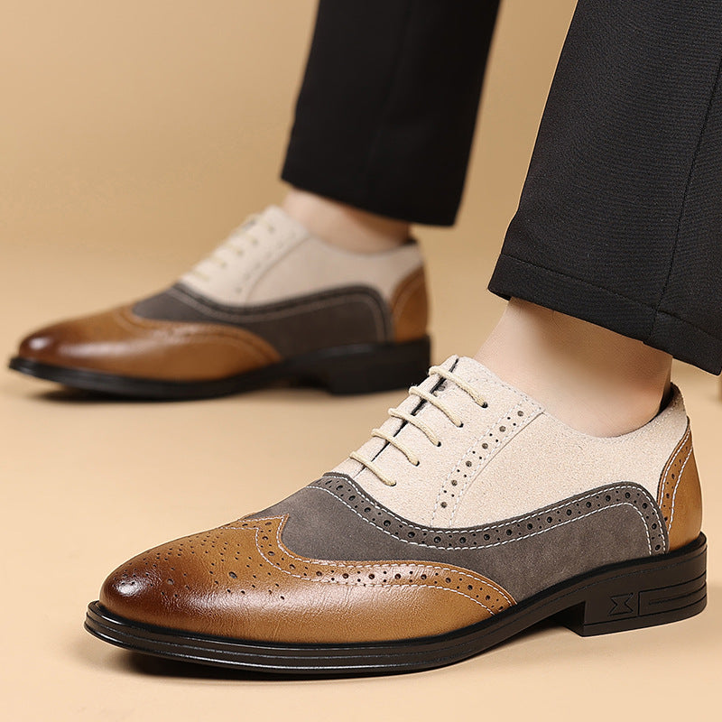 The Noam Brogue Leather Shoes