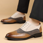The Noam Brogue Leather Shoes